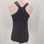 Oiselle  Black & White Chevron Zip Zag Workout Tank Size Small Photo 3