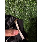 Free People  Women Size 2 Black Be My Baby Velvet Mini Dress Mock Neck Photo 6