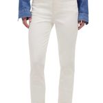 Madewell NWT The Perfect Vintage Jeans High Rise Tile White Size 33 Photo 0