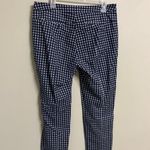 Adrianna Papell  Pull On Dressy Ankle Pants Black and White Slim Leg Size 12 Photo 1