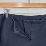 J Jill Stretch Ponte Pants 8 Cropped Elastic Waist Minimal Capsule Career Office Black Photo 8