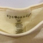 Eye Candy Butter yellow crop top Photo 2