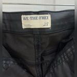 We The Free Pacifica High Rise Straight Leg Black Faux Leather Pants Zs 28 New! Photo 1