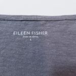 Eileen Fisher 100% Linen Gray Pintuck Blouse Sleeveless Photo 2