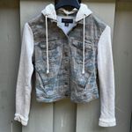 Tinseltown  Denim Couture Camo Hoodie Size Med Photo 1