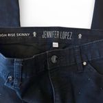 Jennifer Lopez Black Rhinestone High-Rise Skinny Jeans - Size 8 π€π Photo 6