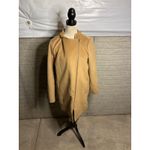 Jack by BB Dakota  Women's Tan Wool Blend Collared Zip Up Coat Size Medium Photo 1