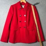 Carmen Blazer Jacket Womens S Red Long Sleeve Blazer Career‎ Professional Dressy Photo 4