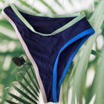 Tavik Jayden colorblock bikini bottom full coverage blue contrast size xs New Photo 0