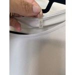 Tahari  Cold Shoulder Lightweight Gray Top Womens‎ Small Short  Sleeve Photo 3