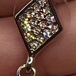 White House | Black Market  Silver Tone Stunning Crystals Dangle Drop Earrings Photo 3