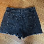 Ymi high-rise/dream fit black denim shorts Photo 2