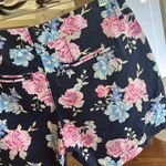 Old Navy  Blue Floral Cotton Chino Shorts Photo 7