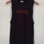 Gymshark  sleeveless athletic tank top gym workout black orange Athleisure active Photo 8