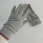 Women’s light gray active athletic driving golf sport‎ gloves large/XL Photo 0
