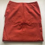 CAbi overlay rust orange knit pencil skirt, size 4 Photo 2