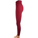 Carbon38 Women's Pink High Rise Stretch Ribbed Knit Yoga Ankle Leggings Size XS Photo 1