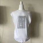 Zadig & Voltaire Cecilia Lion Strass White Tee | Rhinestone Back Graphic T-Shirt Photo 7