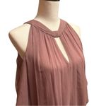 BCBGMAXAZRIA NWT | Dark Lavender Silk Cold Shoulder Dress | XS Photo 1