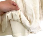 American Rag Cream White Elastic Waist Relaxed Summer Mini Skirt Size Medium Photo 4