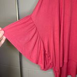 Akemi + Kin Anthropologie  Capa Fluttered Tunic in Pink Women’s Sz M/L Oversized Photo 4