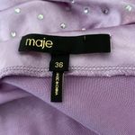 Maje One-Shoulder Lilac Dress Size US Small FR 36 Photo 7
