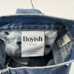 Boyish Billy Greed Womens 25 Blue Denim Cotton High Rise Medium Wash Button Fly Photo 8
