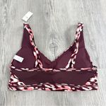 Aerie OFFLINE By  Goals Plunge Sports Bra NWT Maplewood Animal Print size Large Photo 3