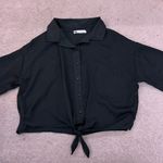 SO Cropped Button Up Shirt Photo 1