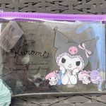 Sanrio Kuromi Glitter, Black, Clear Zipper Bag Photo 0