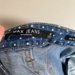 Max jeans  Mid Rise Crop White Polka Dots Photo 7