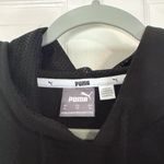 Black Puma Hoodie - Unisex Size XL - White Logo & Mesh Hood Detail - Sport Photo 3