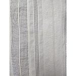 ZARA NWT  V Neck High Waisted Dress Striped Bow Cream Black Size Med Lightweight Photo 9