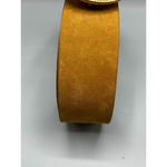 Chico's Leather Belt Ornate Brass Rhinestone Buckle Womens Small Suede Photo 2