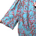 Shoshanna ‎ Spiaggia Floral Mini Dress Blue Sz 4 Photo 3