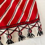 Anthropologie We Love Vera Red, White Blue Flagged Themed Skirt Red Size 6 Photo 4