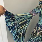 Karen Millen  Tie Dye Studded Woven Bardot Drama Maxi Kimono Photo 8