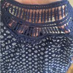 Papaya Navy Blue Sleeveless Women's Top Photo 2