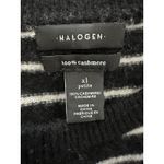 Halogen Women's Black White Striped Cashmere Sweater by , Sz: P 1X (b32) Photo 4