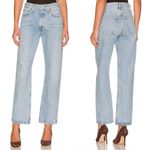 AGOLDE NWT  Denim Mia Jean‎ Mid Rise Straight Light Wash Jeans Sz 25 Photo 1