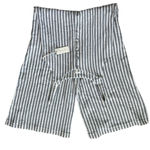 Rylee + Cru Storm Stripe Organic Cotton Bridgette Cropped Jumpsuit Size XS Blue Photo 5