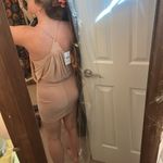 MISA Los Angeles Misa Los Angleses Nude Drape Mini Dress Photo 2