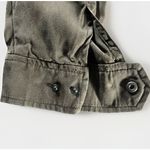 J.Jill  XS Army Green Utility Jacket Zip Front Cargo Pockets‎ Lightweight Coat Photo 3