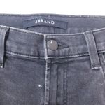 J Brand Jeans ALANA High Rise Crop Provocative Stud Distressed Raw Hem Photo 11