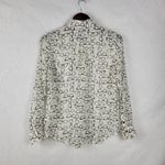 Forever 21 Eyeglasses Print Blouse Womens Small White Black Optical Glasses Spectacles Photo 3