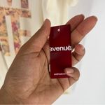 Avenue  Your Tee Cream Graphic‎ with 'Namaste' Print V-Neck Stretch Knit 22/24 Photo 5