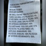 American Eagle Olive Green Wool Pea Coat Brass Buttons Quilted Lining Size XS Photo 4