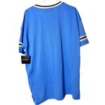 Harper And Ivy Sporty Vintage Blue Jersey Style Short Sleeve Shirt Sz M NWT Size M Photo 6
