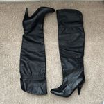 Marc Fisher  Black Over the Knee Boots Photo 0