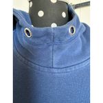 Adidas Originals Womens Hoodie Sz L Navy Blue Paris Slim Sweatshirt Pockets Size L Photo 9